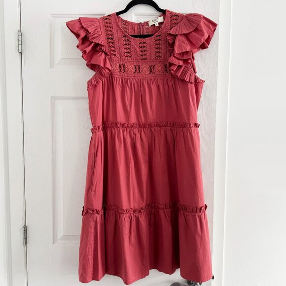 Sea New York "Thora" Print Dress in Rose, size 10 - Picture 5 of 12